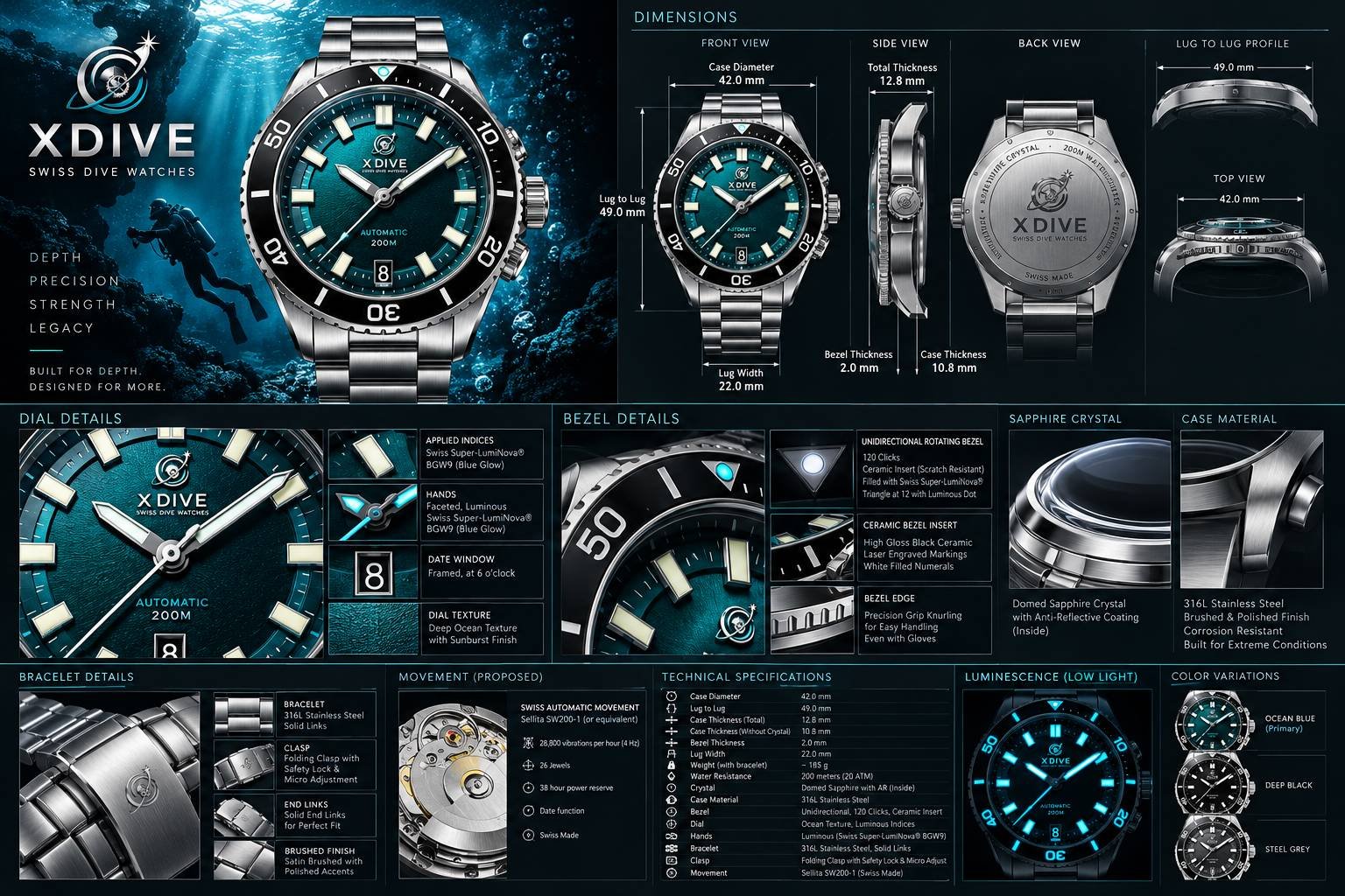 X-DIVE Automatic Master Board & CMF Architecture